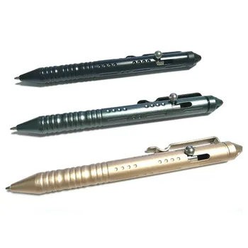 Tactical Pen Outdoor Tungsten Head Self-defense Portable Pen Sign EDC Tactical Pen With Gift Box Aluminum Alloy Camping Gear Kit retro brass pen 0 5mm black ink hand made metal pen the tactical pen copper gift pen stylus private outdoor travel kit