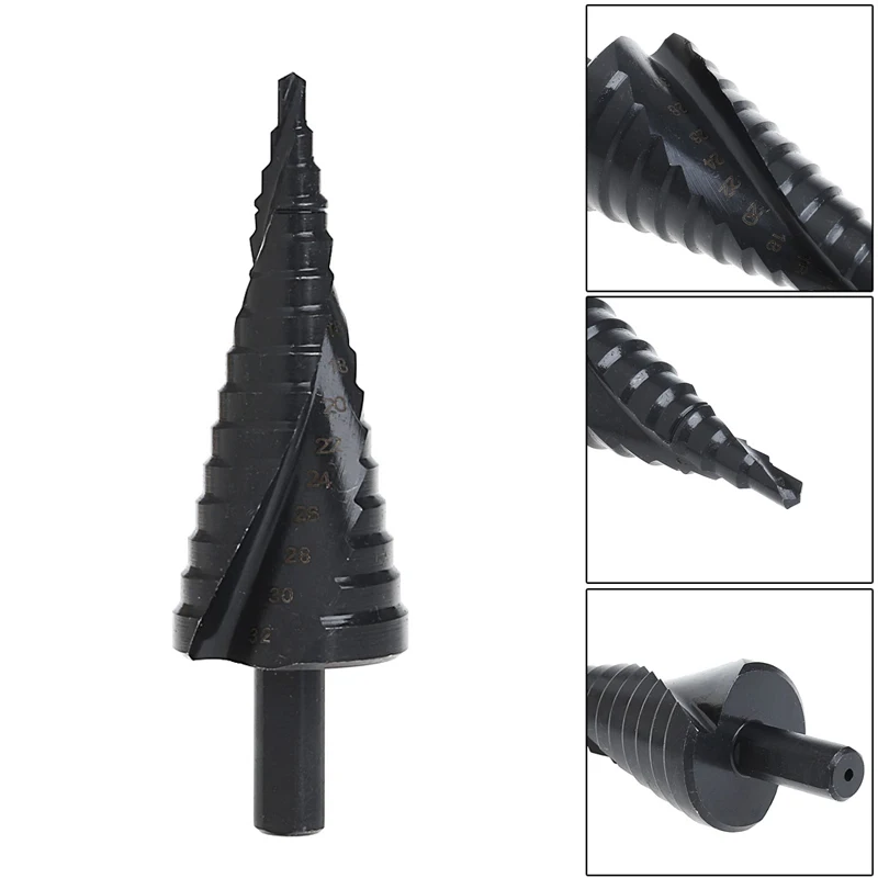 1Pc 4-32mm Step Drill Raising Drilling Nitriding Industrial Mills Cutter Drill Bits New 2017