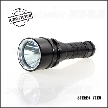 Best 24pcs 1*CREE XM-L T6 LED Tactical Flashlight Diving Camping Brightest Flashlight Torch Light Black Case ,underwater 5000LM