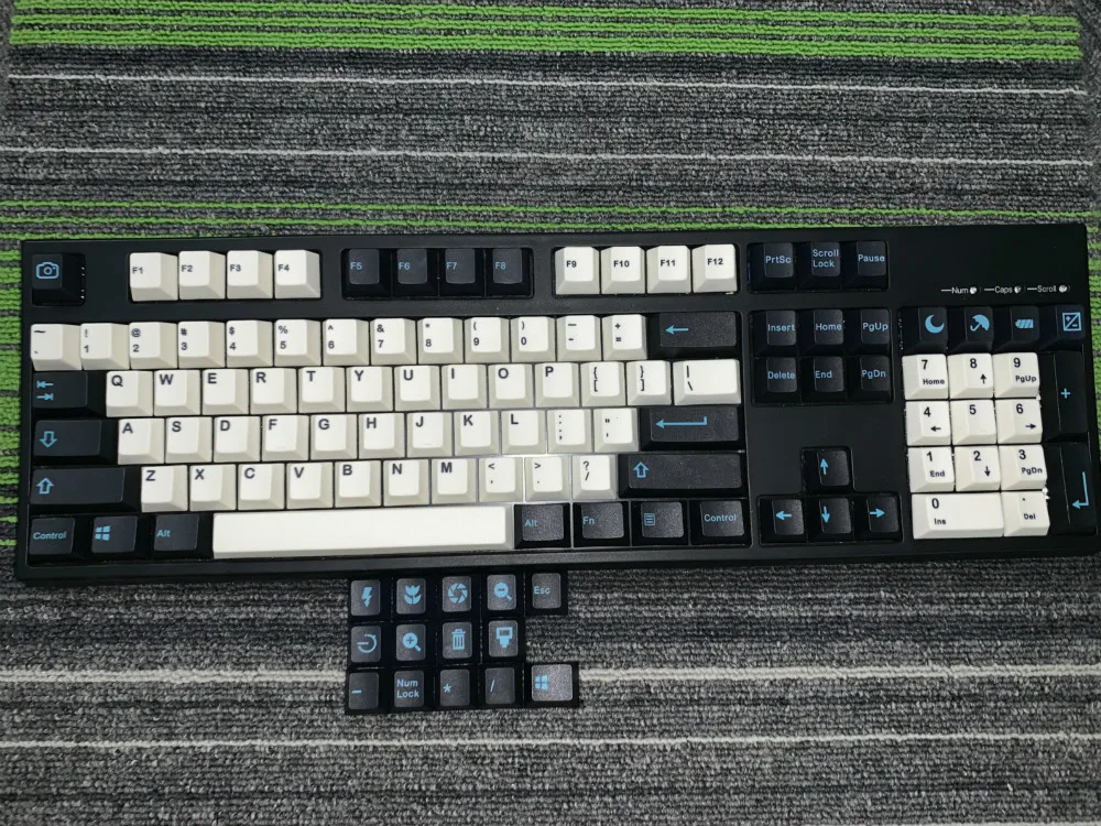 PBT 5 лицо Сублимация Keycap выделенная механическая клавиатура вишня высота клавиатуры колпачки для ключей