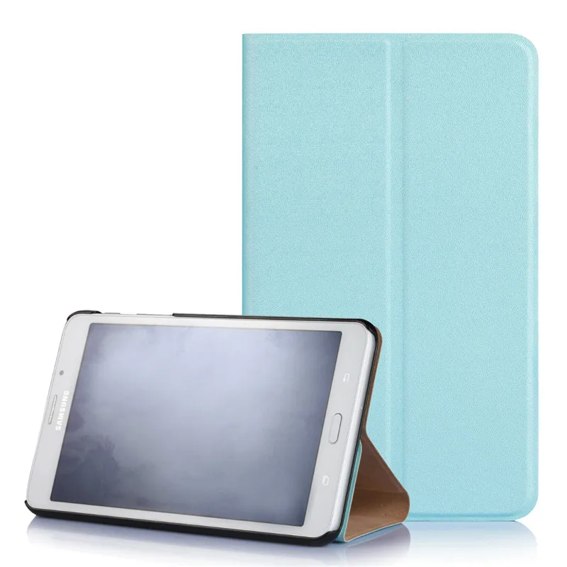 Luxury Ultra Slim Stand Folio Flip PU Leather Protective Skins Cover Case For Samsung