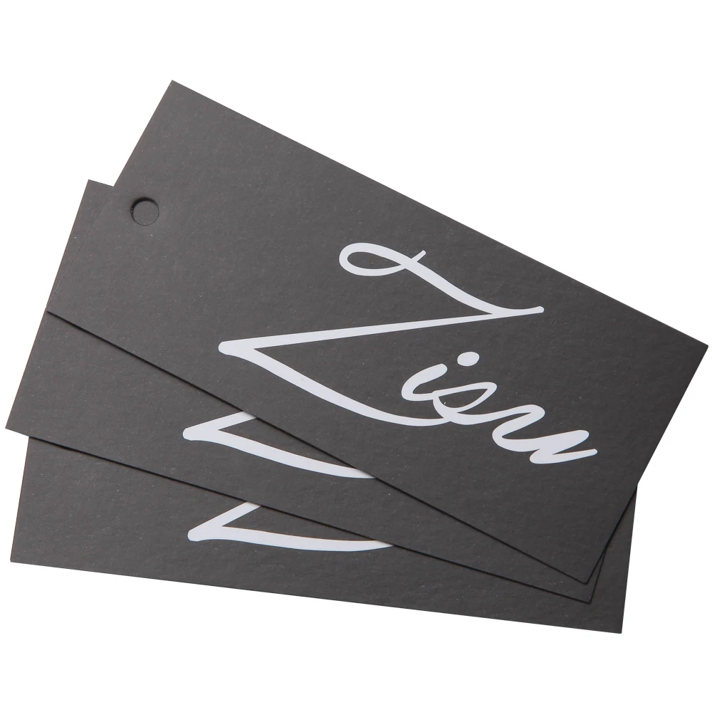 

3000pcs/lot customized cardboard labels paper hang tag gift label clothing swing tags product label wedding name tag pearl card