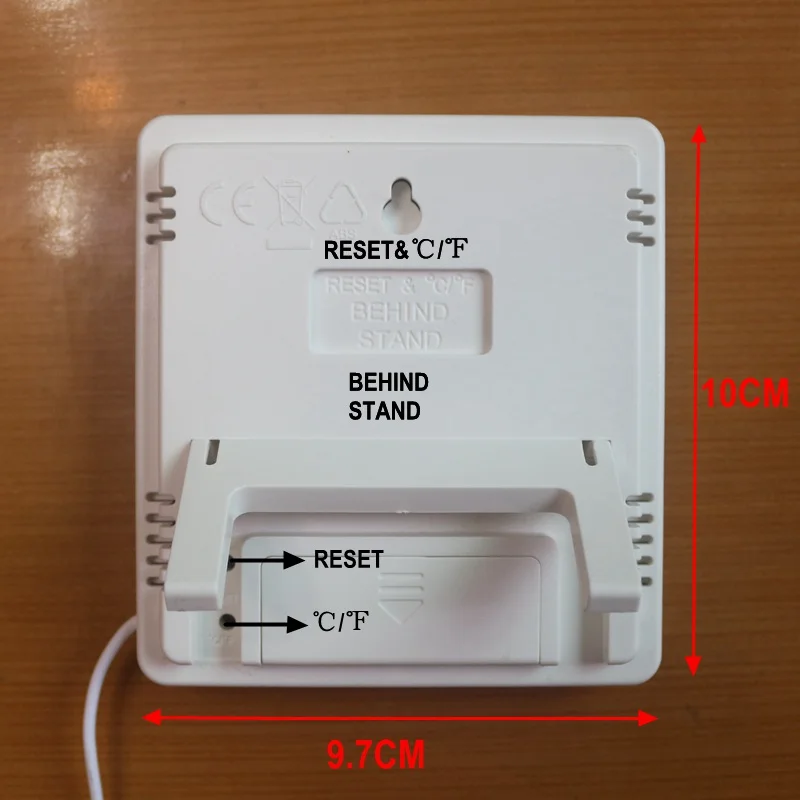 ЖК-дисплей Цифровой термометр гигрометр HTC-2 для помещений и улицы тестер температуры и влажности метеостанция с датчиком