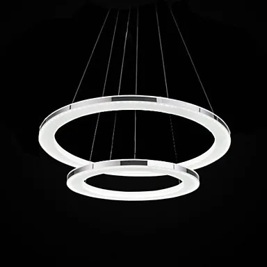 50CM Chic Acrylic Plating Modern LED Pendant Lights Lamp For Dinning Room,Lustres E Pendente De Sala