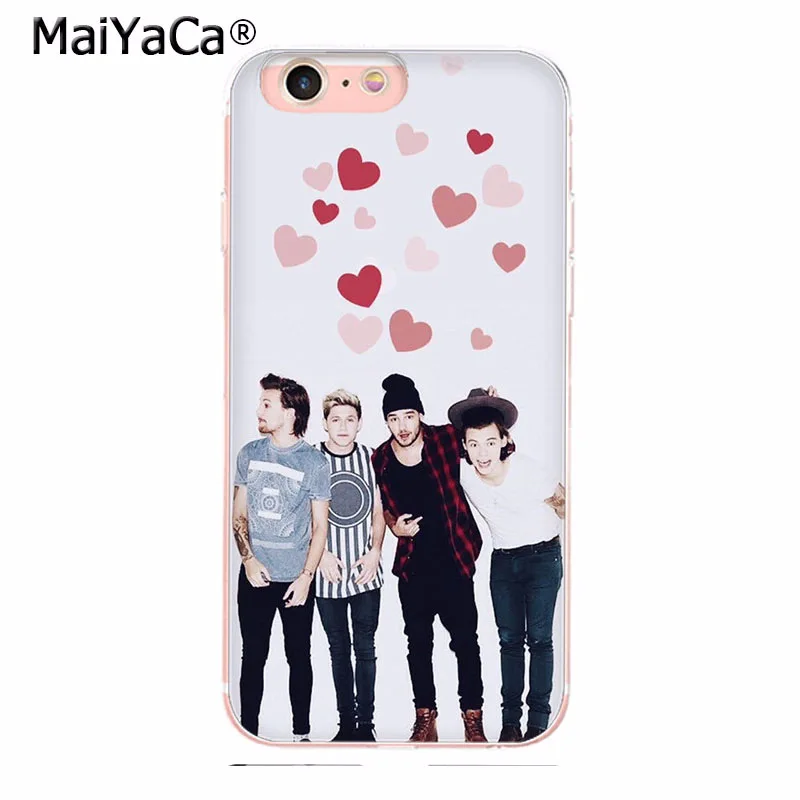 MaiYaCa One Direction 1d Louis Tomlinson Luxury Fashion Phone Case for Apple iPhone 8 7 6 6S Plus X 5 5S SE 5C 4 4S Mobile Cover
