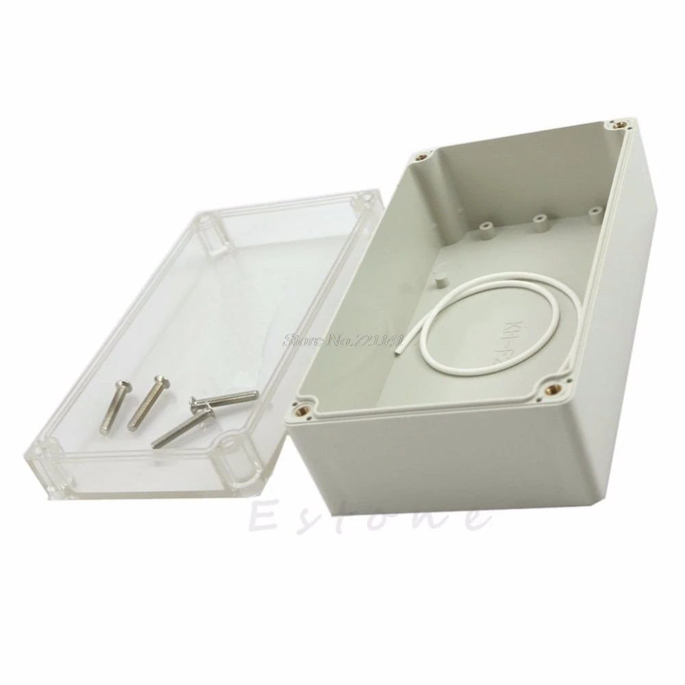 

Waterproof Clear Electronic Project Box Enclosure Plastic Cover Case 158x90x60mm