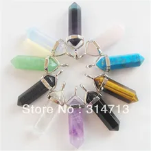 10 шт./лот) разные камни кулон из бисера "маятник"