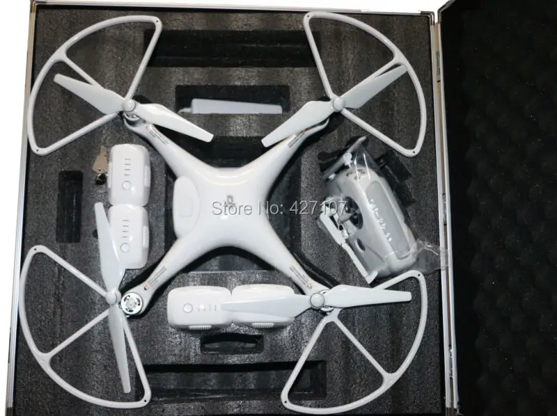 DJI Phantom 4 Or DJI Phantom 3 Professional/Advanced Hard Case With Prop Guard DJI Phantom 4 Or DJI Phantom 3 Professional/Advanced Hard Case With Prop Guard