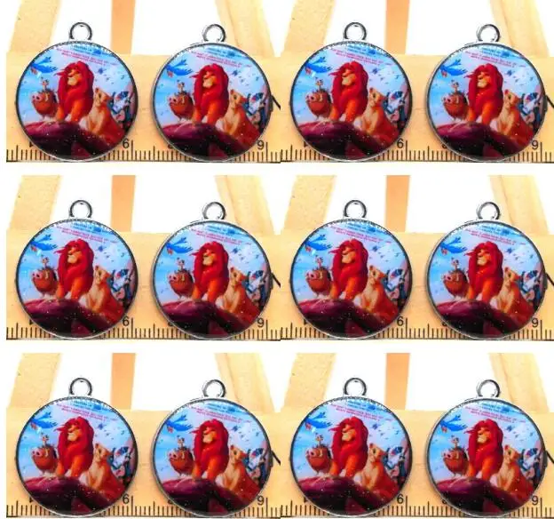

New 30 pcs Cartoon Lion king Charms DIY Pendant Jewelry Making P--185