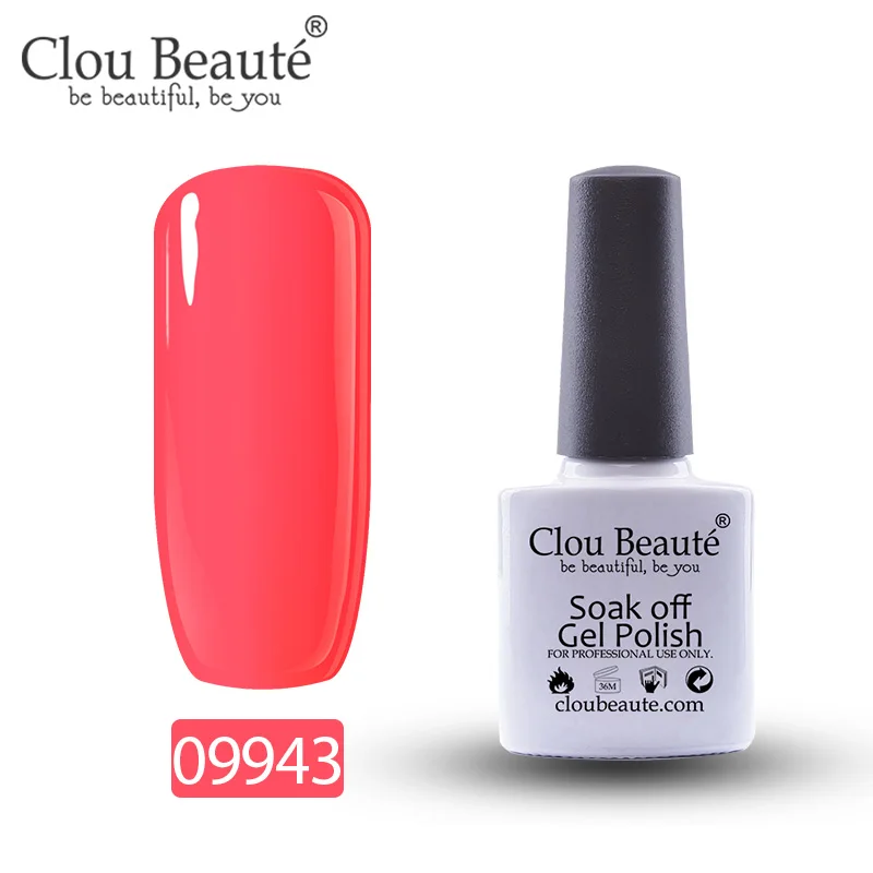 Clou Beaute, УФ светодиодный Полупостоянный лак, Гель-лак для ногтей, 10 мл, гель-краска для ногтей, впитывающий Белый Гель-лак для ногтей, 313 цветов - Цвет: 09943