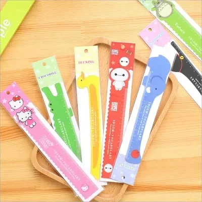 Cute cartoon rulers can be bent different colors for choose free shipping free shipping 100pcs x 5 18mm clear round safety eyes can choose size