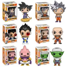 Funko Pop Amine Dragon Ball Сон Гоку фриеза фигурка Супер Saiyan Коллекционная модель детские игрушки