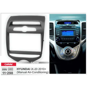 

CARAV 11-298 Top Quality Radio Fascia for HYUNDAI iX-20 (Manual Air-Conditioning) Stereo Fascia Dash CD Trim Installation Kit