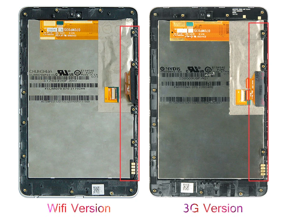 " ME370 дисплей для Asus Google Nexus 7 1st Gen Nexus7 2012 ME370T ME370TG ЖК-матрица кодирующий преобразователь сенсорного экрана в сборе+ рамка