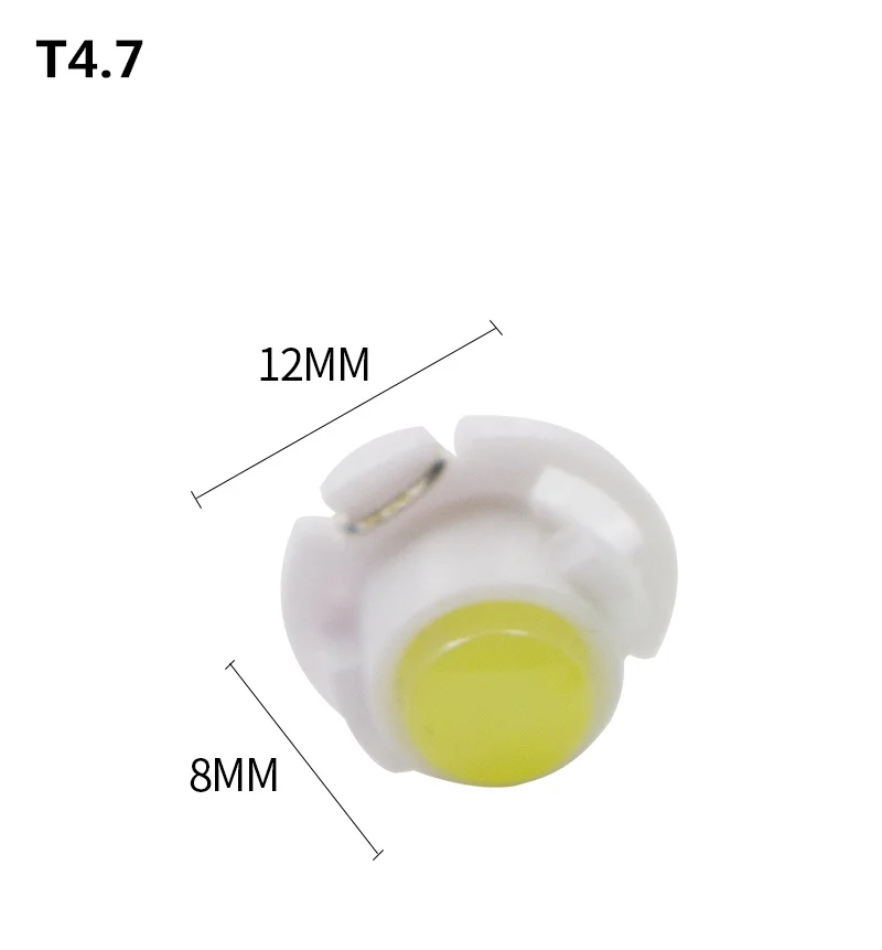 10 шт., интерьерный светильник T3 T4.2 T4.7, клиновидный светодиодный светильник, автомобильный инструмент, лампочка, 12 В, автомобильный Стайлинг, Автомобильный светодиодный светильник