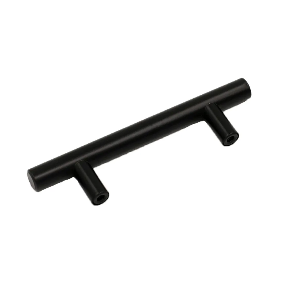 Black T Bar Kitchen Cabinet Handles Stainless Steel Office Desk Black T Bar Kitchen Cabinet Handles Stainless Steel Office Desk Drawer Pulls Bathroom Hardware S Door 15pcs In From Home