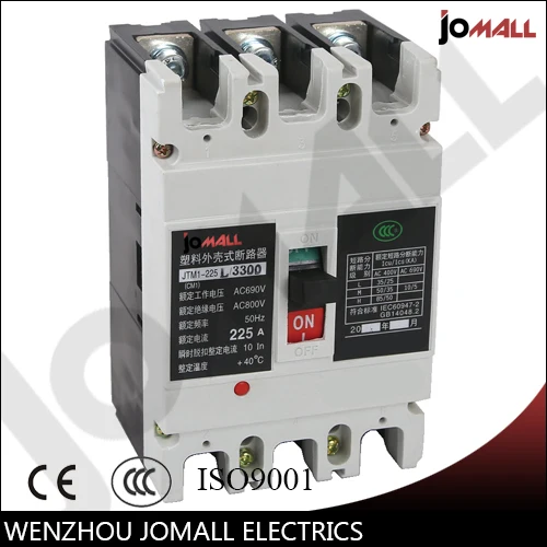 225 Amp 3 pole cm1 type Moulded case type circuit breaker