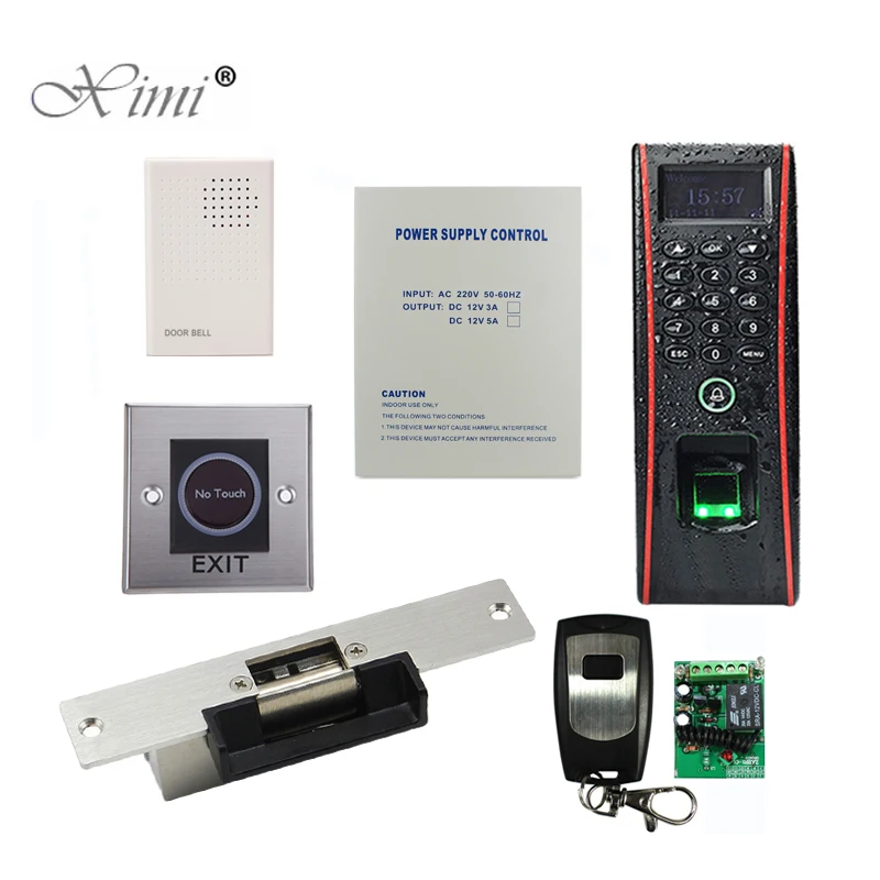

IP65 Waterproof Biometric Fingerprint Door Lock Access Control System With RFID Card Reader TCP/IP Linux System Access Control