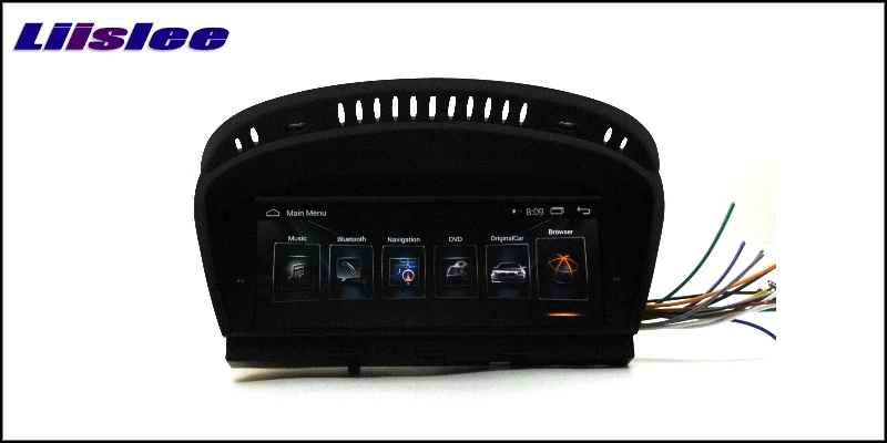 For BMW 5 E60 E61 CIC system 2008~2011 LiisLee Multimedia GPS Audio Hi-Fi Radio Stereo Original Style For CIC Navigation NAVI 2