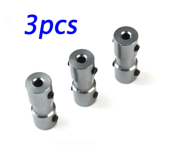Free Shipping 3pcs RC Model Boat Motor Shaft connectors Couplers