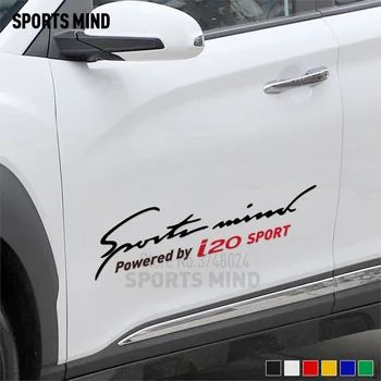 

2 Pieces Customizable Sports Mind Car Decoration Automobiles Car Sticker Decal Car Styling For Hyundai I20 Exterior Accessories