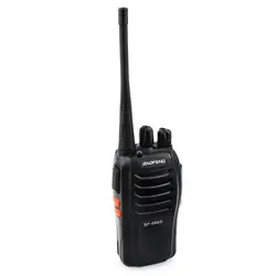 1 шт. Baofeng BF-666S двусторонней радиосвязи Walkie Talkie фонарик Портативный 5 Вт 16CH UHF 400-470 мГц ФИО Comunicador передатчик трансивера