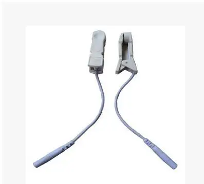 

10pcs2.0mm Pin Breast Nipple Ear Pain Relief Clip Tens Electrode Lead Wire Connecting Cable Sleeping Aids for Massagers Earclips