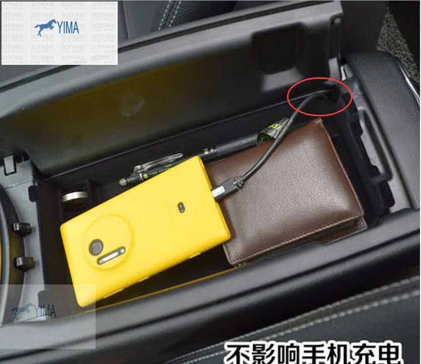 Lapetus подлокотник ящик лоток вторичный ящик для хранения крышка комплект аксессуаров подходит для Mercedes-Benz GLC X253 Пластик