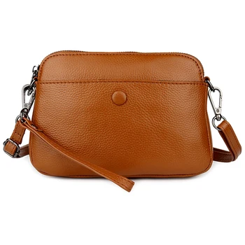 

2019 Best Designer Small Clutch Women Genuine Leather Women’s Messenger Bag Ladies Shoulder Handbags Female Crossbody Purse