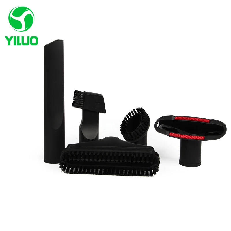

5 pieces vacuum cleaner accessories contains oval brush, flat nozzle,PP brush,nozzle and brush for 32mm diameter vacuum cleaner