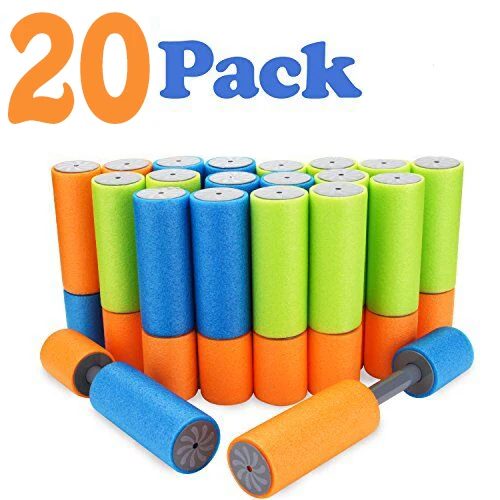 WATINC 20 Pcs of Small Foam Water Gun Super Light Super Soaker Foam