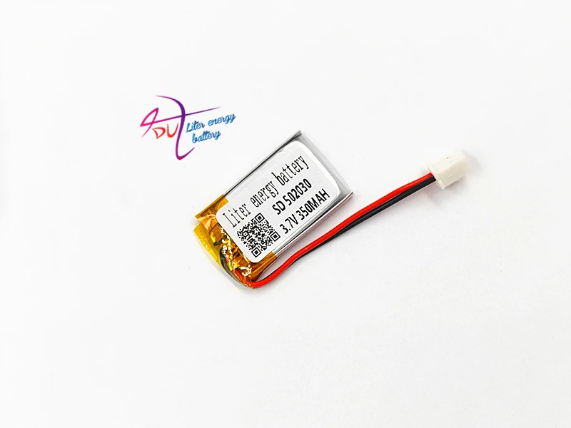 XH2.54 350mAh 502030 3.7V lithium polymer battery headset Bluetooth Keyboard recorder