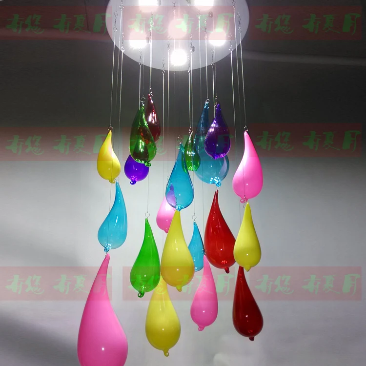 

American style modern brief led balloon beans pendant light child light personalized