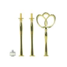 Новая корона торт пластина стенд ручка цинковый сплав многоярусные ярусы фрукты торт Тарелка стенд ручка для свадьбы День рождения