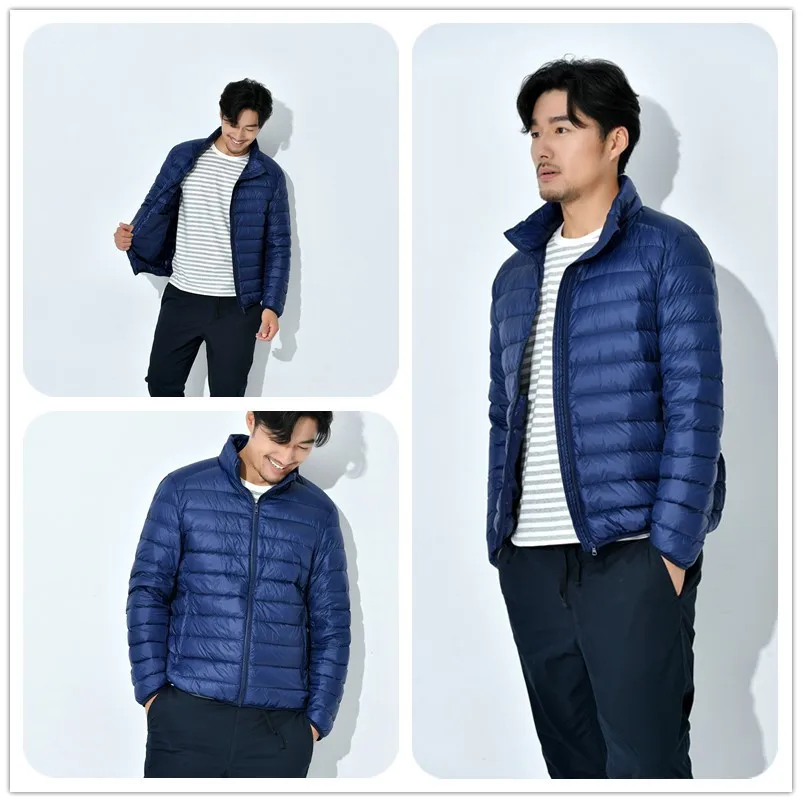 campera pluma de ganso hombre