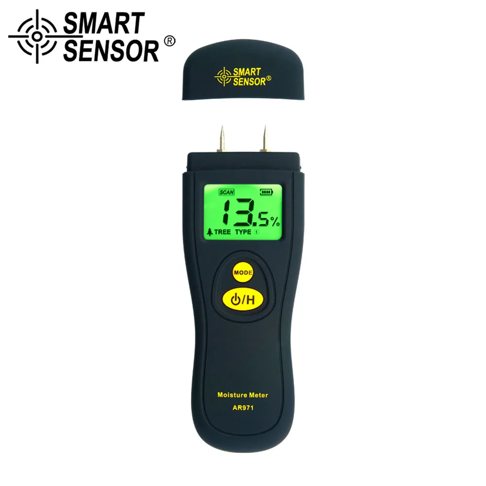 

SMART SENSOR moisture Content tester Digital Wood Moisture Meter timber Hygrometer Moisture Analyzer tree humity meter tester
