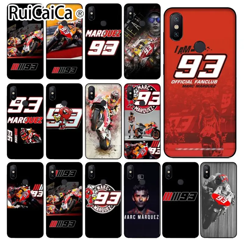 Ruicaica toalha Mark marquez мм 93 Мягкий силиконовый чехол для телефона из ТПУ Redmi 5 plus Note Xiaomi Mi 6