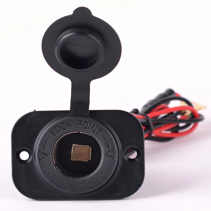 120W 24V 12V мотоцикл прикуриватель гнездо водонепроницаемый автомобильный адаптер
