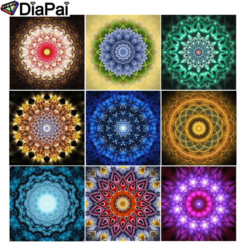 DIAPAI Алмазная картина 5D DIY полностью квадратная/круглая дрель &quotрелигиозная