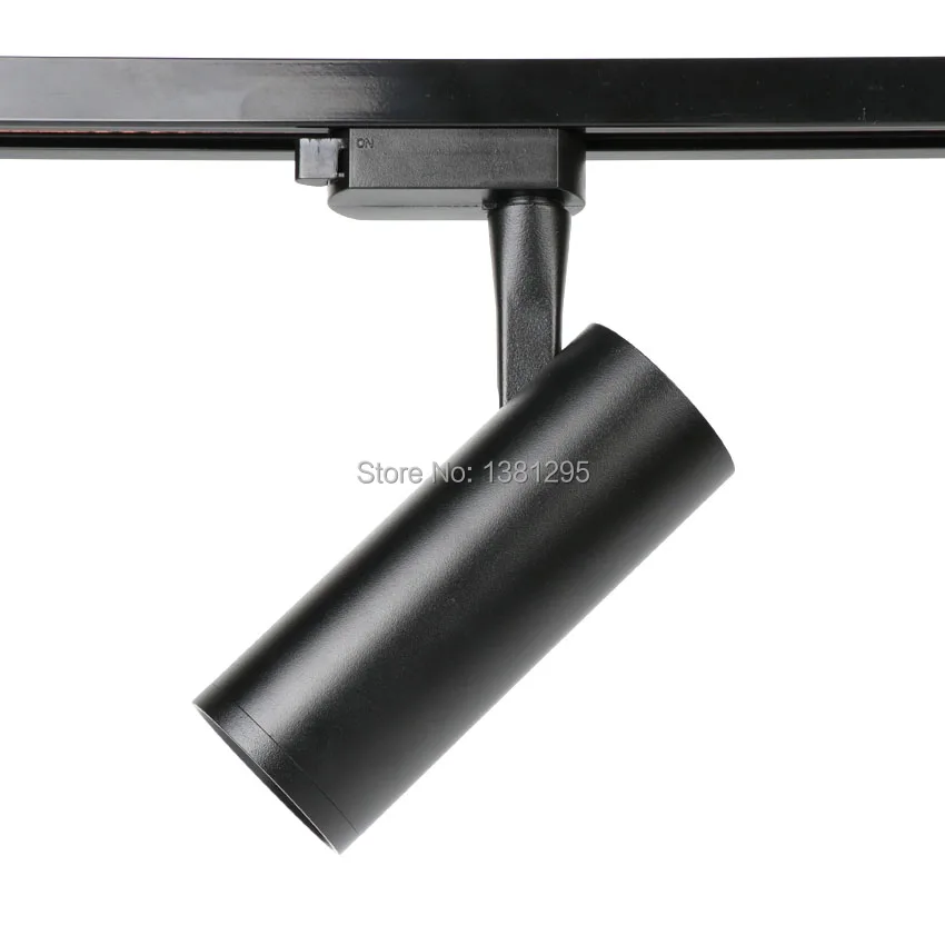 GU10 Track Light Fixture House LED Rail Spotlight 2 Wires 1 phase Track