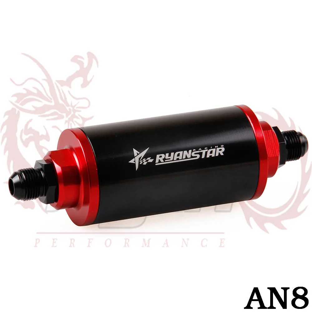 Kylin New Design Ryanstar Racing Ready Inline Aluminum Fuel Filters AN8 oil filter Adapter
