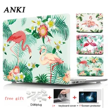 Чехол для ноутбука Macbook Air retina 15 13 12 11 Сенсорная панель Фламинго оболочка для нового Mac book Pro 13,3 15,4 чехлы крышка клавиатуры+ пленка