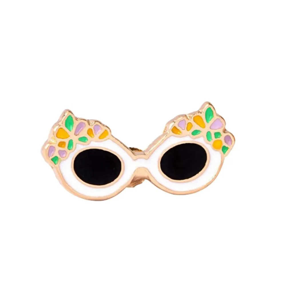 

Fashion Palm Tree Flamingo Ice Cream Popsicles Sunglasses Coffee Cup Pins Button Metal Brooch
