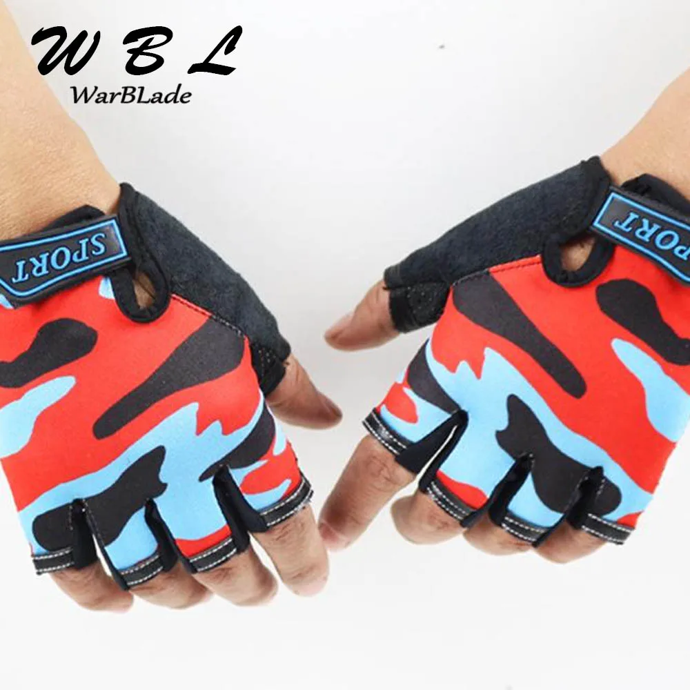 Fingerless Kids Gloves Non-Slip Ultrathin Children Half Finger Breathable Gloves For Boys Girls Luvas De inverno WarBLade