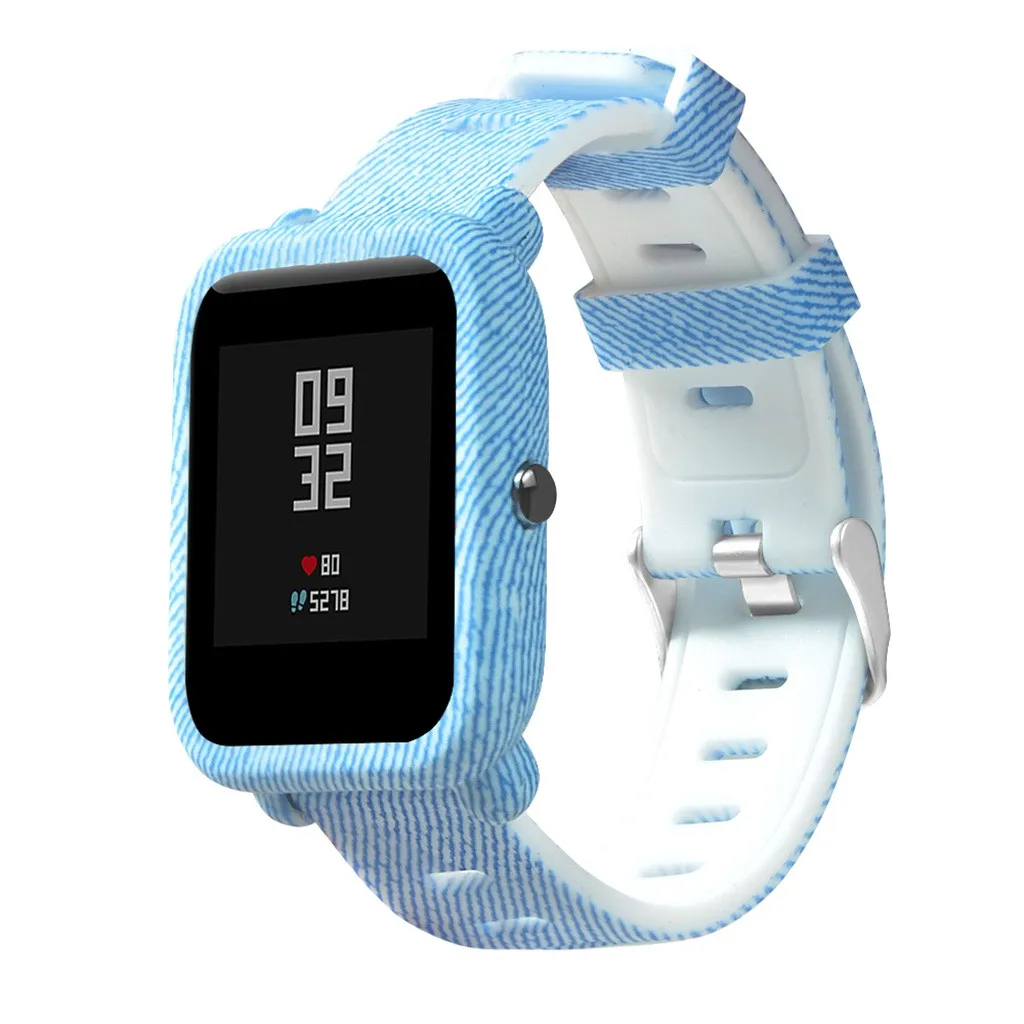 Correa amazfit ремешок Bip силиконовый ремешок для наручных часов для Xiaomi Huami Amazfit Bip Youth/LITE часы для Huami браслет L0624