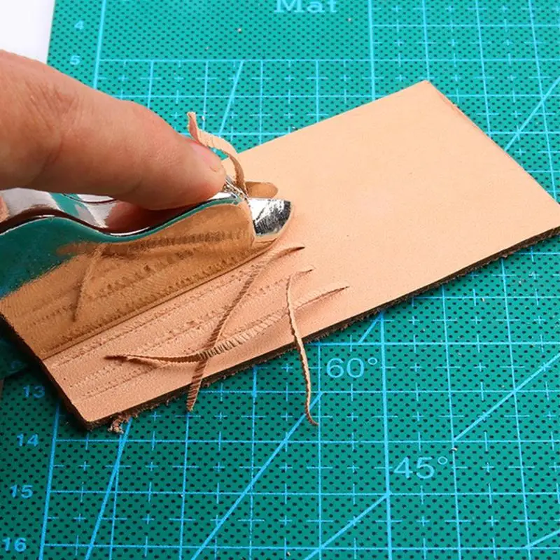 DIY Leather Edge Cut Trimming Groover Handmade Leather Craft Cutting Tool