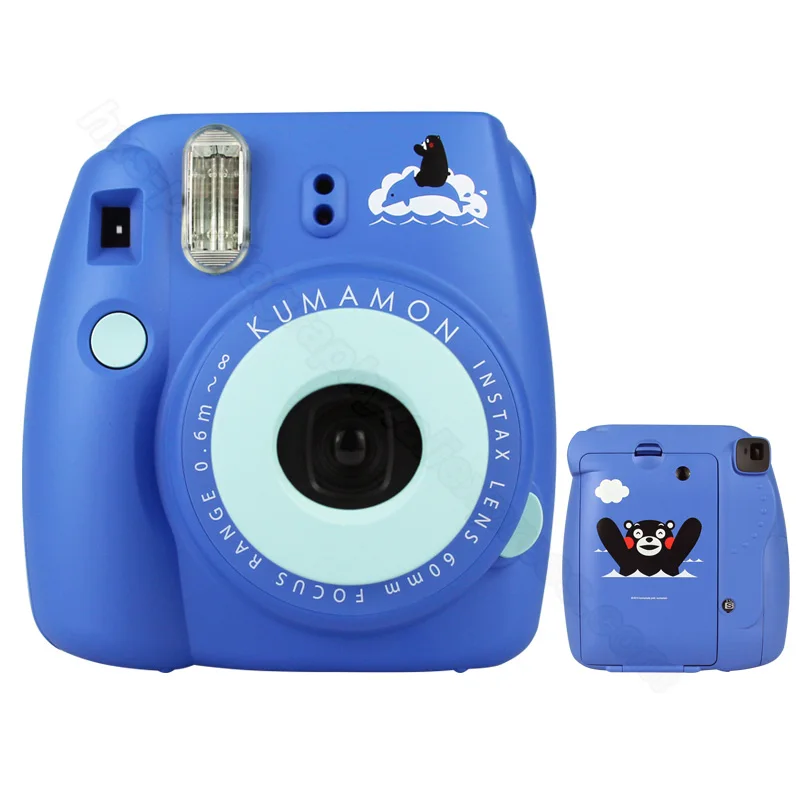 Пленочная камера Fujifilm Instax Mini 9, Fuji Mini 7 s, Tsum, Kumamon, Minion Instax Instant Mini camera s, принтер Instax SP-2 - Цвет: Kumamon-Blue