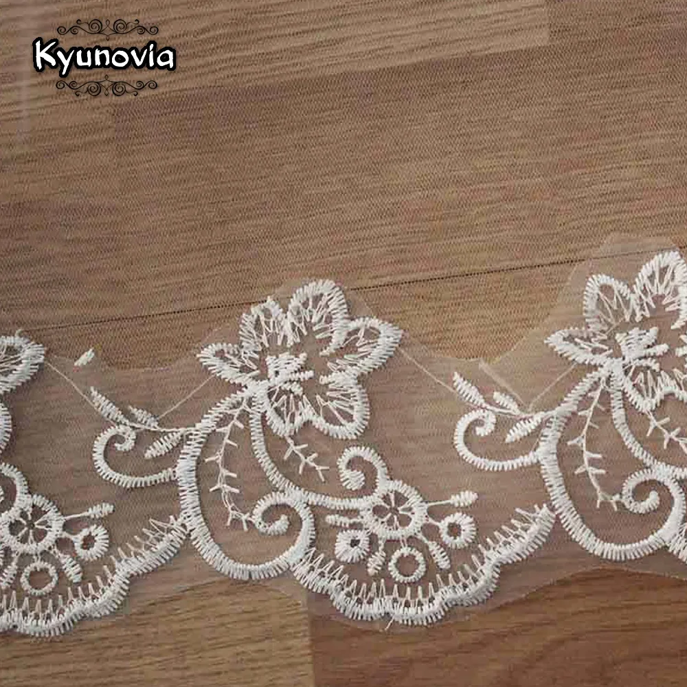 Свадебная фата Kyunovia Белый слоновой кости красный Veils длинная 3 метра однослойная