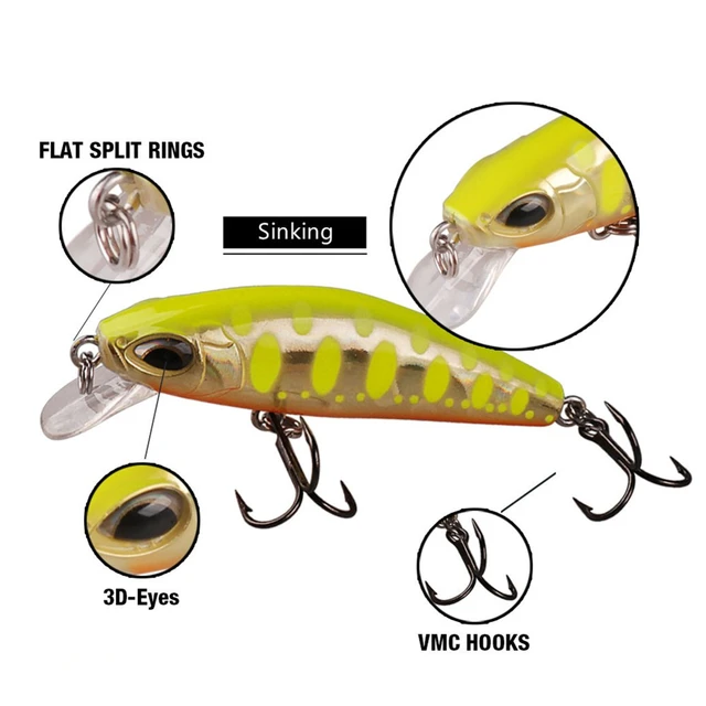 Abs Plastic Artificial Bait, Abs Plastic Fishing Lure, Hooks Fishing