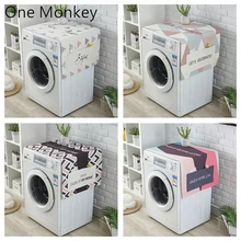 Пыленепроницаемый однодверный Eefrigerator водонепроницаемый чехол от пыли барабан чехол для стиральной машины ткань хлопок и лен Пылезащитная ткань Универсальный